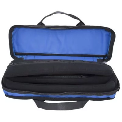 Bass Bags Compact and Lightweight Blue Clarinet Case Open