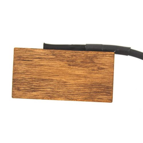 Realist Woodtone double bass transducer pickup in wood