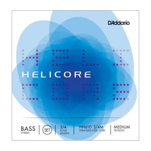 Helicore Hybrid Bass Strings 3/4 Size