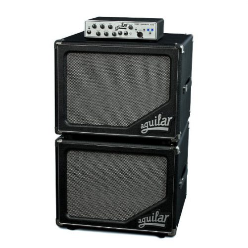 Aguilar sl112 bass cabinet stack with Tone Hammer