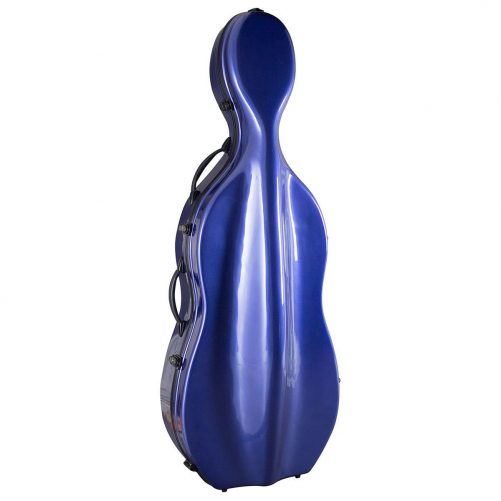 Hidersine Case Cello Fibreglass Blue 1866BL