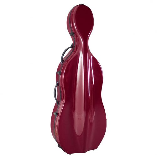 Hidersine Case Cello Fibreglass Wine Red 1866WR