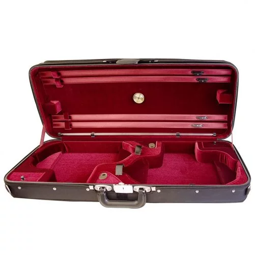 Hidersine Case Violin Double Wooden Arched Top DVC102