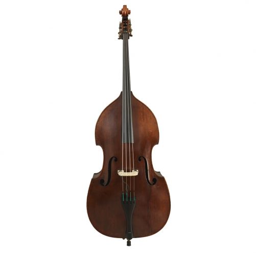 German Swell Back 3/4 Double Bass C.1900 Front