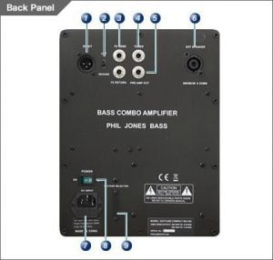 SUITCASE COMPACT BG-400 Back Panel