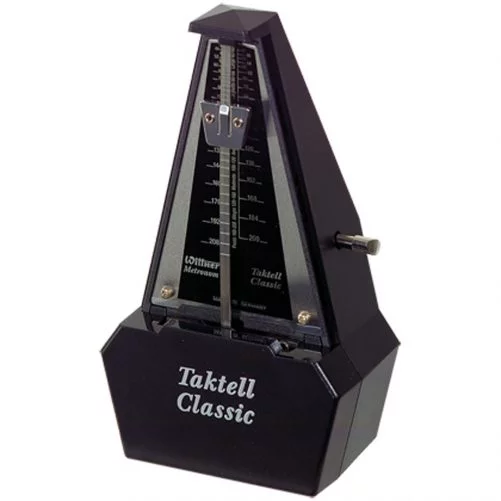 Wittner Metronome. Taktell Classic. Black/Silver 2184