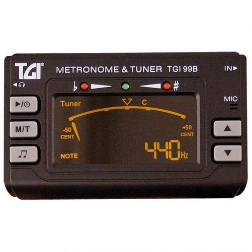 TGI Tuner Chromatic Tuner/Metronome with Clip On Mic. TGI99B