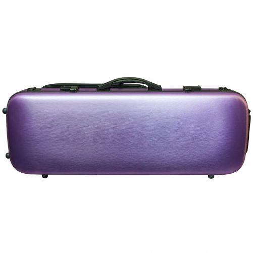 Hidersine Case Polycarbonate Viola Oblong Brushed Purple VAPC1PR