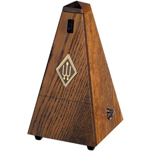 Wittner Metronome. Wooden. Brown Oak Matt Silk. With Bell W818