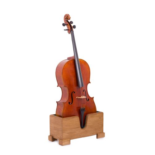 Smoked Oak Bass Bags Cello Stand