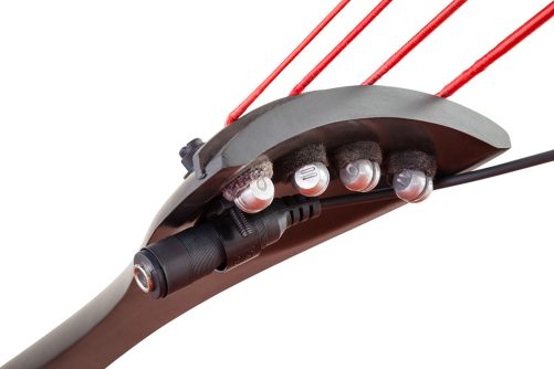 Piezo pick up fitted to tailpiece Piezo pick up fitted to tailpiece