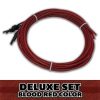 Deluxe Double Bass 3/4 Set of Strings Red