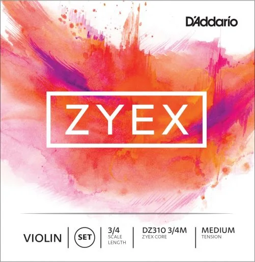 Zyex Violin Set of Strings 3/4 Medium