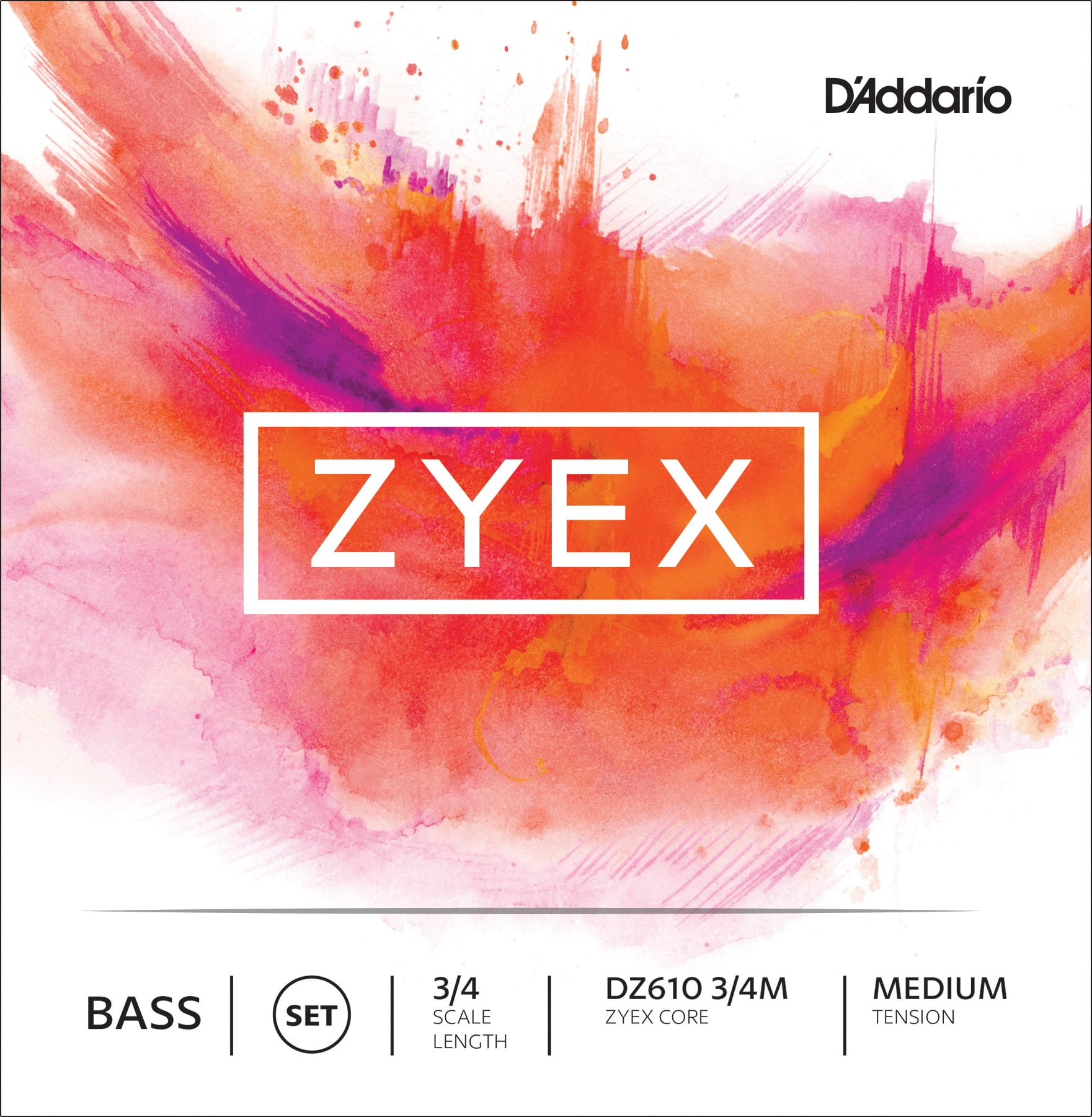 D'Addario Zyex Double Bass Strings - Bass Bags