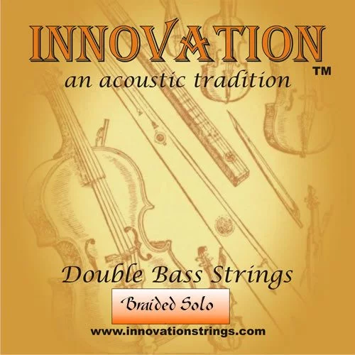 Braided Solo Double Bass Set of Strings Solo Tuning