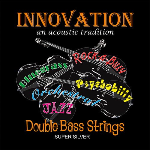 Super Silver Double Bass Set of Strings 3/4 Medium