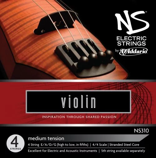 NS Electric Violin Set of Strings Medium